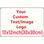 panneau publicitaire personnalisable blanc moderne rectangle 20x30cm opacité
