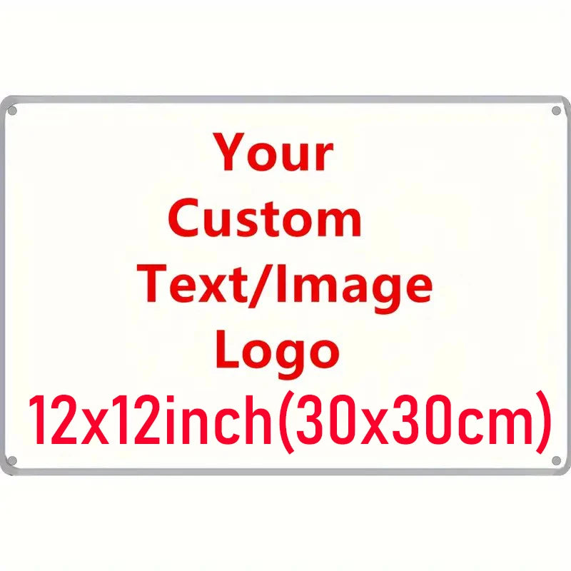 panneau publicitaire personnalisable blanc moderne rectangle 20x30cm opacité