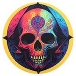 coasters antidérapants noirs blancs motifs crânes abstraits modernes graphiques