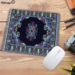 tapis souris persan motif traditionnel rouge noir bleu classique gaming desk mat souris clavier
