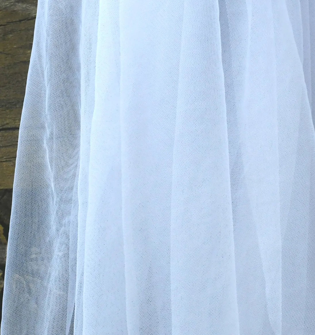 voile mariée blanc broderie florale dentelle classique translucide cérémonie photo vintage peigne
