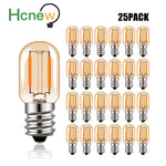 ampoule led filament transparente vintage e12 1w 2700k 25000h lumiere salle manger