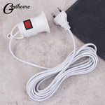 câble électrique blanc moderne prise interrupteur cordon alimentation lampe led suspension fixe