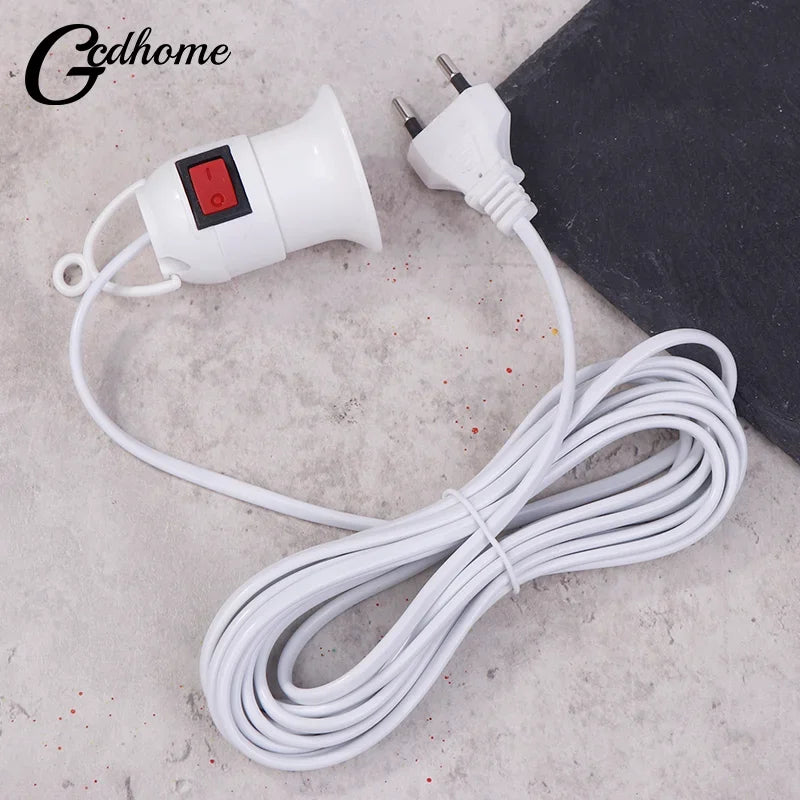 câble électrique blanc moderne prise interrupteur cordon alimentation lampe led suspension fixe