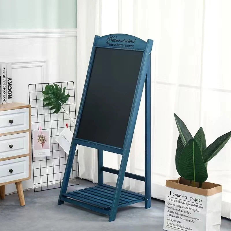tableau noir moderne étagère bois support vis facile vert brun blanc minimaliste decoration