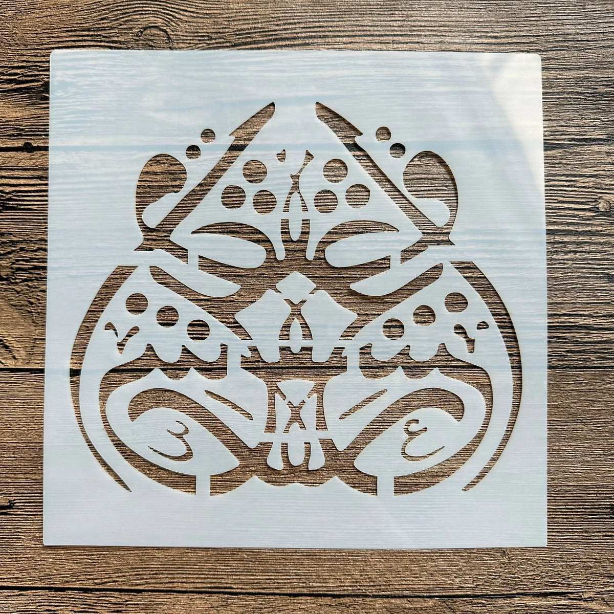 Stencil géométrique moderne blanc 20cm 20cm pochoir peinture bricolage album photo