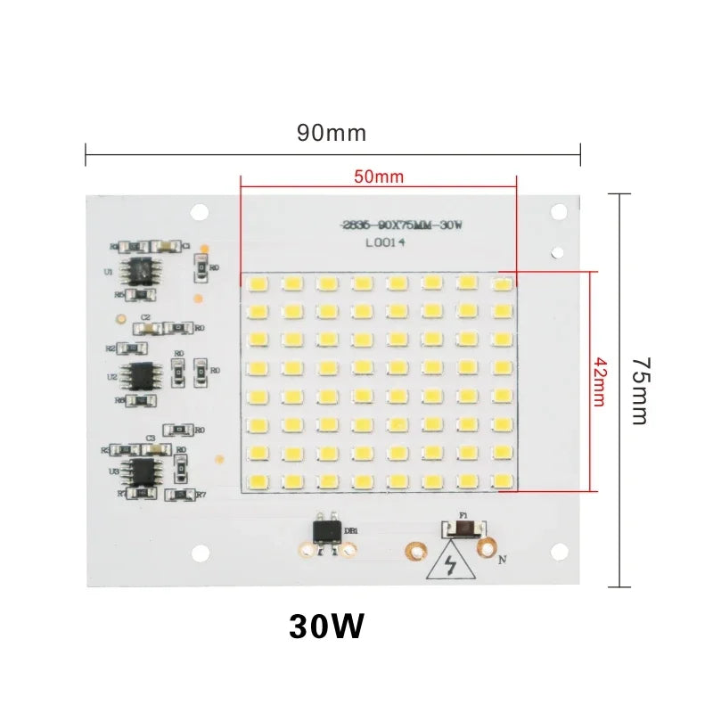projecteur led 10w 20w 30w 50w 100w blanc chaud froid moderneextérieur