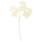 bouquet artificiel feuilles stylisées multicolore moderne minimaliste 67cmextérieur exposition decoration