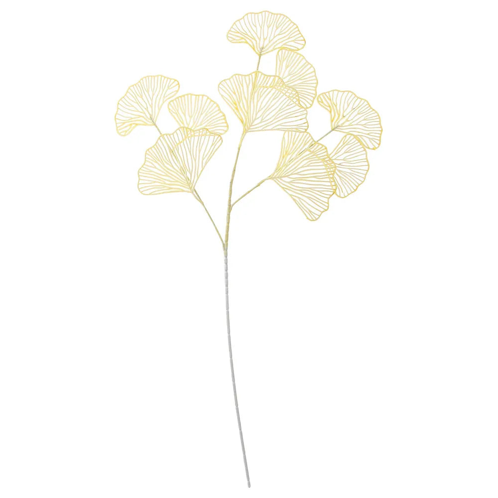 bouquet artificiel feuilles stylisées multicolore moderne minimaliste 67cmextérieur exposition decoration