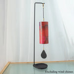 supports cloches vent bois naturel rouge motifs modernes minimalistes cloches