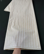 serviette coton dentelle rayures fines bleu clair blanc beige marron classique haute qualité écologique