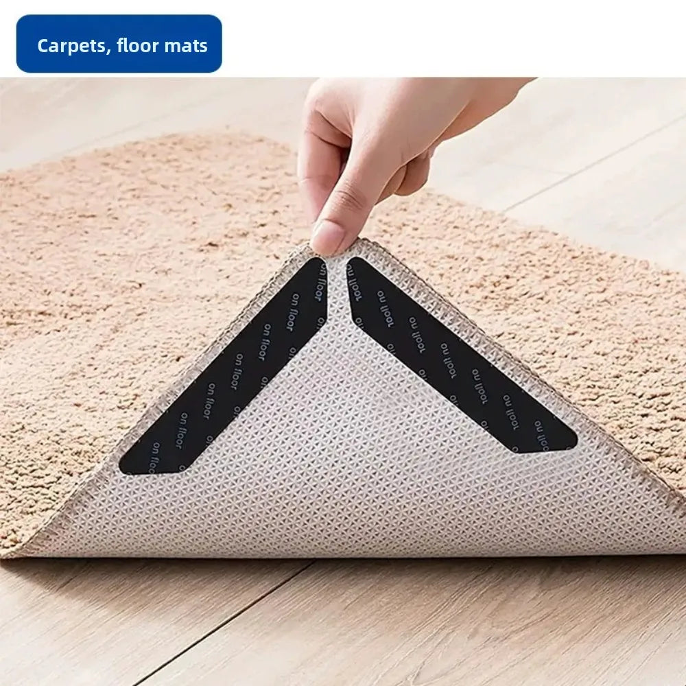 tapis sol moderne adhésifs antidérapants réutilisables 123x123mm 16pcs 25x130mm 32pcs