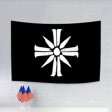 drapeau classique patriotique étoiles blanches rayures rouges blancs dorés tissu super tex polyester decoration