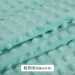 couverture bébé protection uv tissu velours couleur rose jaune moderne douce texture bosses respectueux