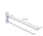 supports murals argentés modernes affichage pliant fixe 10cm 15cm 25cm