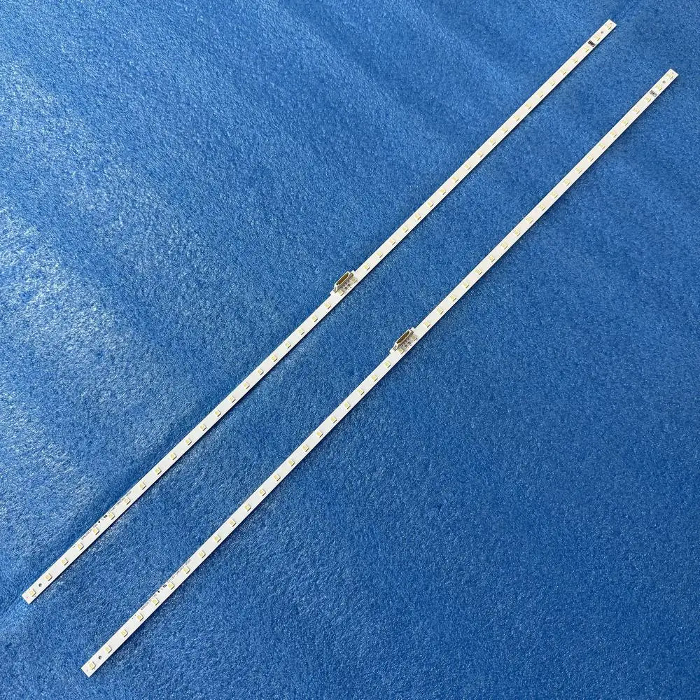 ruban led argenté moderne 49cm diodes alignées fixations invisibles connecteurs extrémités