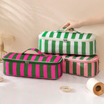 sac rangement coiffure vert rose brosse peigne diffuseur moderne pliable polyester multifonctionnels accessoires capillaires
