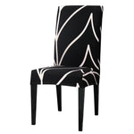 housse chaise moderne stretch imprimé floral rayures geometriques gris noir bleu beige marronwasher removable