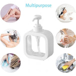 distributeur savon liquide 300ml 500ml rose vert blanc noir transparent moderne minimaliste rechargeable