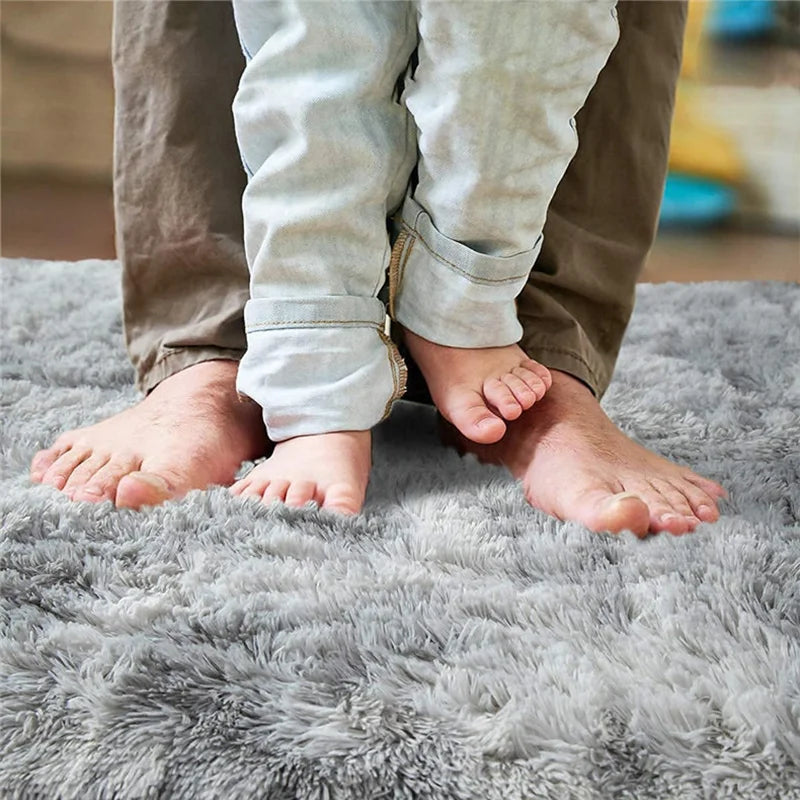 tapis moderne gris doux salon chambre enfant prière solide rectangle wilton ultrafraisponge cushion anti