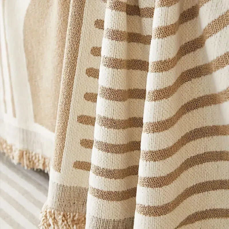 housses canapé polyestère moderne beige gris noir géométriques four seasons