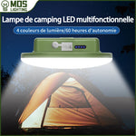 lampe camping vert led rechargeable aimant portable longue durée emergency