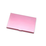 porte cartes réutilisable métal coloré rose doré moderne clip