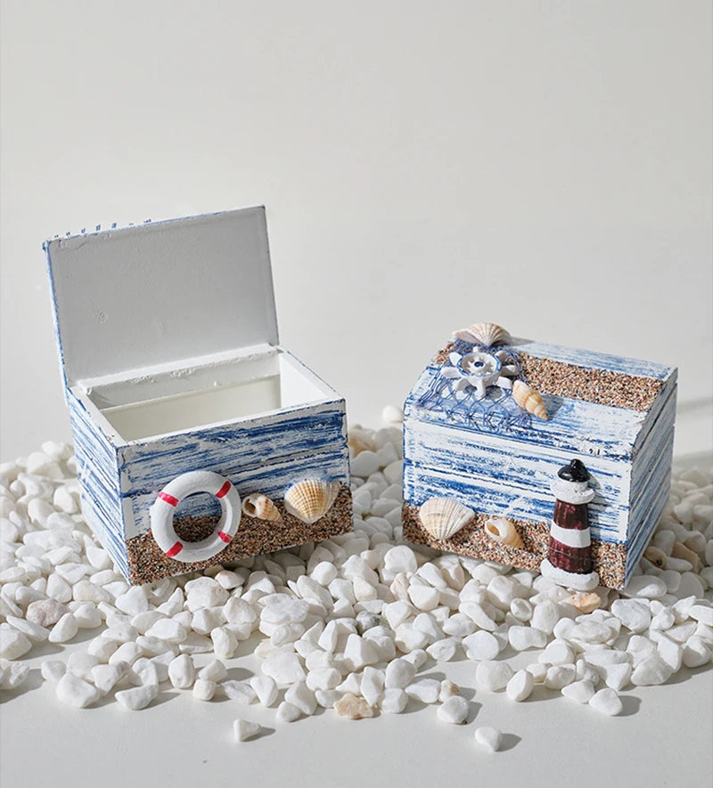 Petite boîte de rangement décorative pour bureau