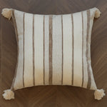 housse coussin géométrique polyester beige marron contemporain opacité 30x50cm 45x45cm décoration maison voiture