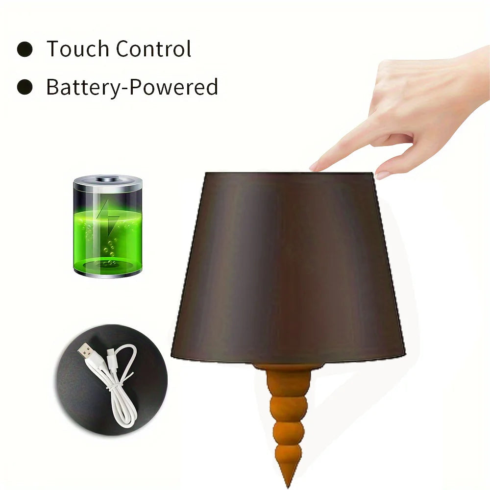 lampe table rechargeable led tactile multi températures vert pastel moderne blanc rose doré