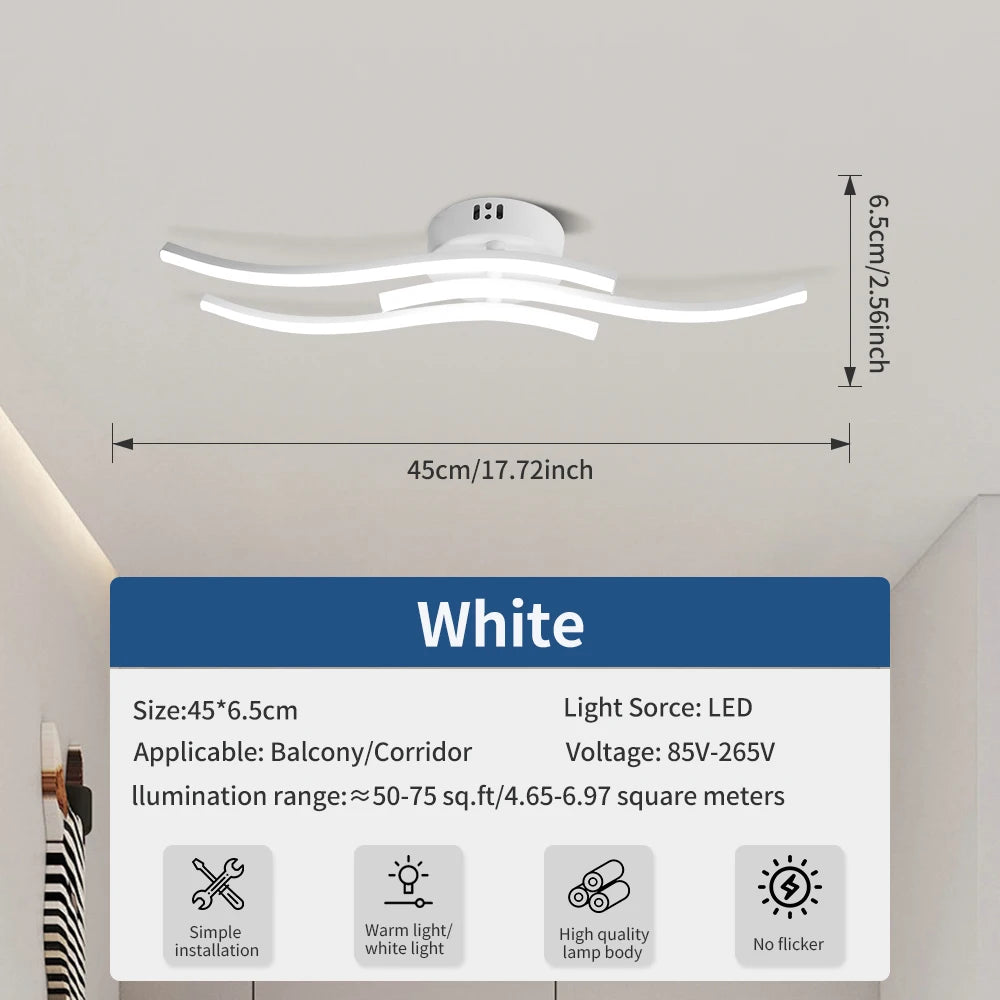 plafonnier led moderne blanc cuisine chambre salon 2000 82000 lumens facile 110 230V