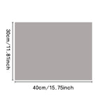 tapis table moderne chatons gris noir orange lin 30x40cmversible déco