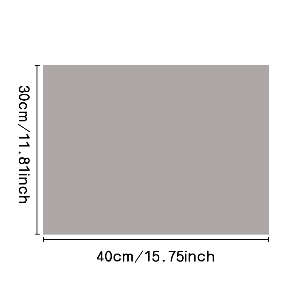 tapis table moderne carreaux géométriques noir gris lin adhésif 30x40cm set festifs