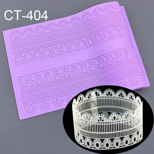 tapis découpe silicone dentelle violet artisanal gateau decoration fondant respectueux environnement sgs cee lfgb