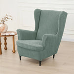 housses fauteuil gris rayures adhésives protection moderne réutilisable anti poussière fauteuil chaise mariage banquet