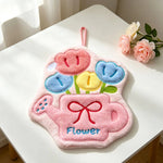 protège laptop fleurs brodées doux moelleux magnolia begonia flower violet rose vert blanc gris