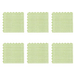 tapis sol perforé gris blanc vert rose jaune moderne animal compagnie découpe soi même
