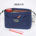sac rangement toile imperméable multiusage réutilisable décontracté vert olive bleu marine crème