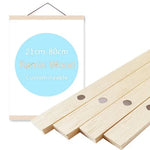 Cadre mural moderne bois teck noir blanc or 30cm 40cm 50cm.pin