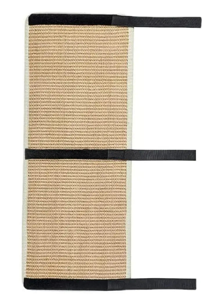 griffoir chat tapis sisal fibreux protection meubles adhésif beige noir moderne tressé sécurisé
