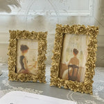 cadre photo or rose relief classique vintage décoration maison photo adult unisexe visibleintérieur deuxidentiques