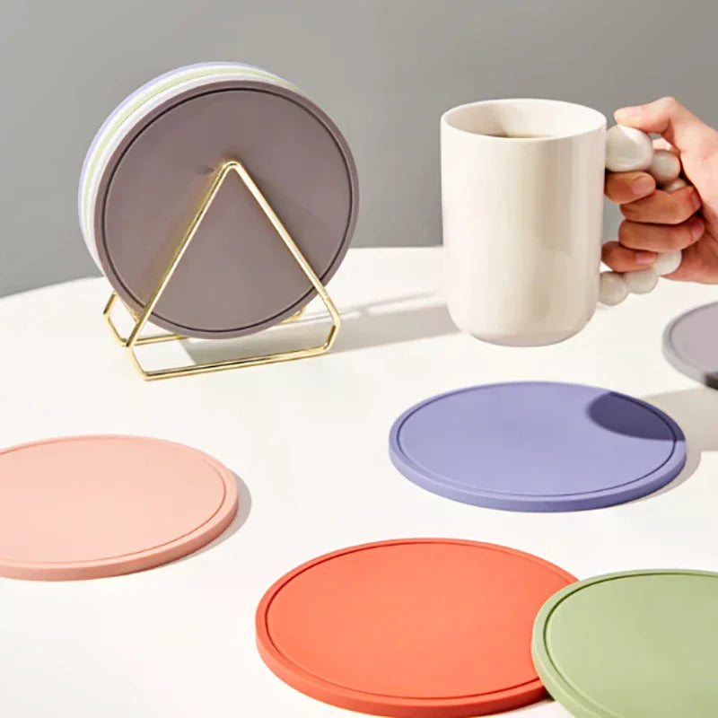 support dessous verre adhésif or minimaliste élégant géométrique résistant durable facileintérieur déco moderne