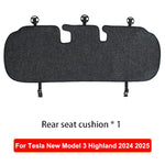 coussin siège tissu lin couvre revêtement arrière clips gris moderne protection voiture