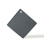 tapis protection cuisine silicone rouge gris moderne texture hexagonale imperméable anti brûlure