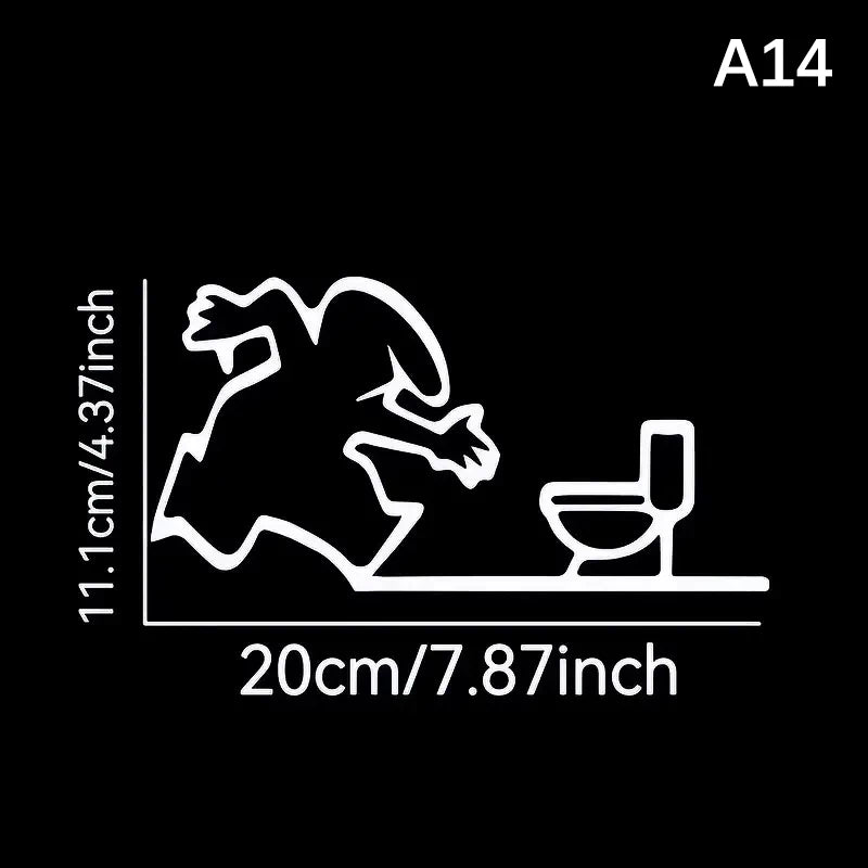 autocollant mural minimaliste noir silhouettes personnages cuisine toilettes abstrait chambre cuisine salle bain