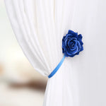 fleur artificielle bleu rose moderne adhésif ruban feuilles décoration murale