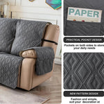 housses canapé gris diamant moderne élastique boucle poche lavable machine