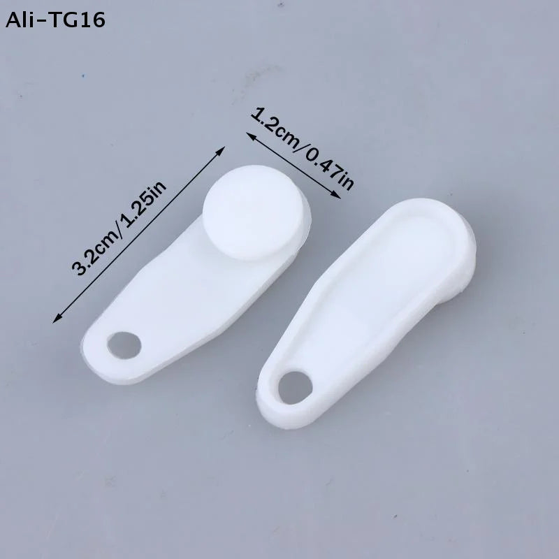 clips fixation blancs opaques modernes rideaux 50 pièces facilement utilisables chambre coucher