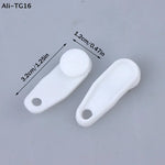 clips fixation blancs opaques modernes rideaux 50 pièces facilement utilisables chambre coucher