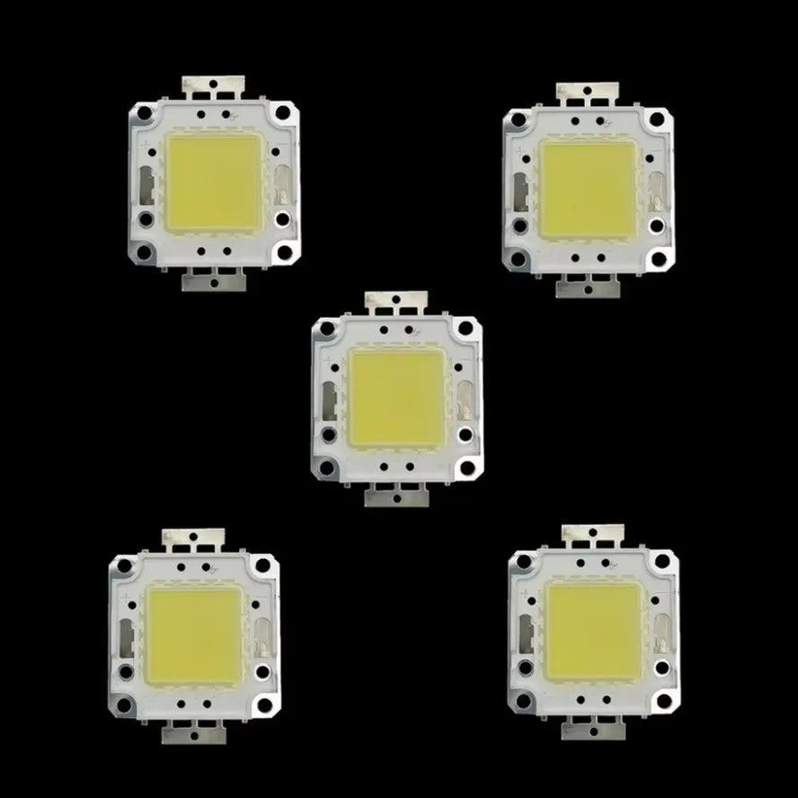 chips led 10w 20w 30w 50w 100w blanc chaud plat moderne 12v 24v 36v